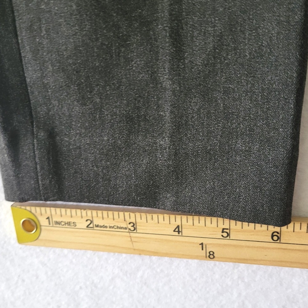 Express Columnist Ankle Pants Womens 4R Gray Mid Rise Fitted Dress Trousers New - Picture 5 of 11